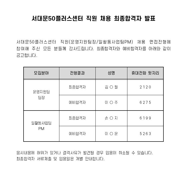 2차-면접전형-결과-[공고문]-직원-채용(운영.일활동).JPG